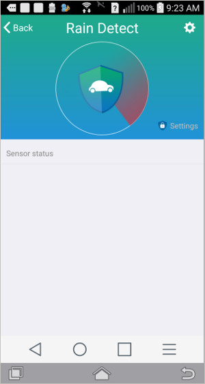 event manager sends skylight motor close command when rain starts