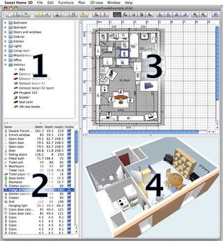 Raspberry Pi&reg; home automation 3D plan views with Sweet Home 3D