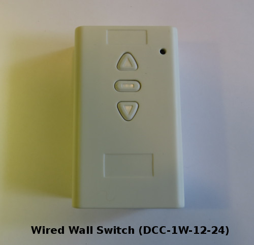 RF transmitter control of Arduino blind motors