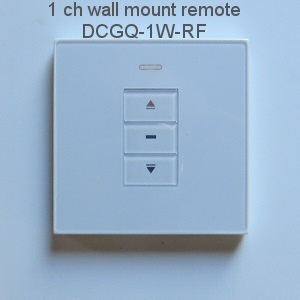 1 channel RF remote control for blinds, shades and window or skylight openers