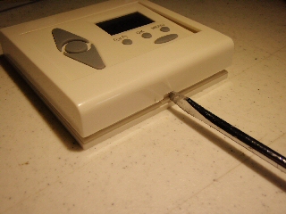 blind and shade motor timer - removing the timer cover