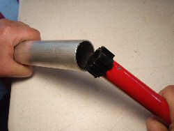 tubular motor insertion into tube