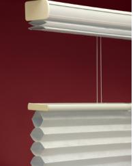 single cell cellular honeycomb shade has more insulating capability when used in a track